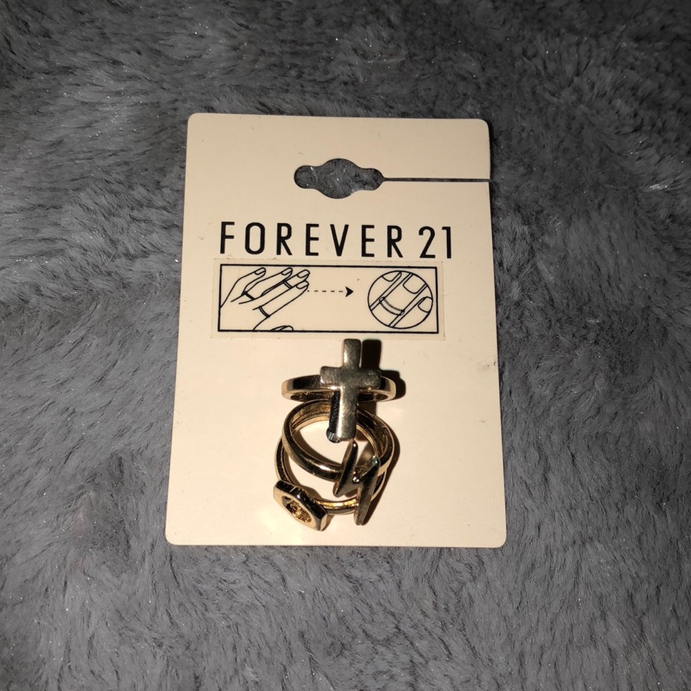 Forever 21 Cute Mid Ring Set